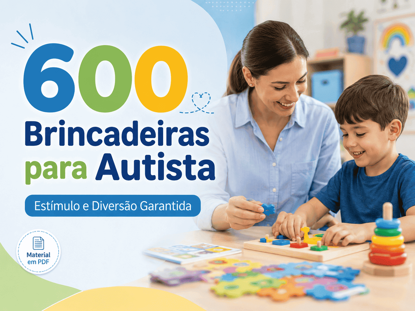 600 Brincadeiras para Autista: Estímulo e Diversão Garantida